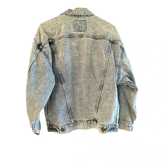 Vintage Levi's Blue Denim Jean Trucker Jacket Size Small - Picture 4 of 7